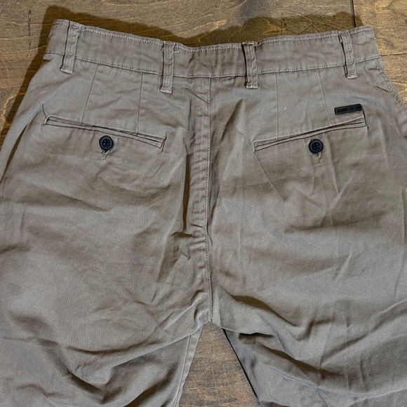 Classic Tan Men's Flat Front Shorts - Picture 6 of 6